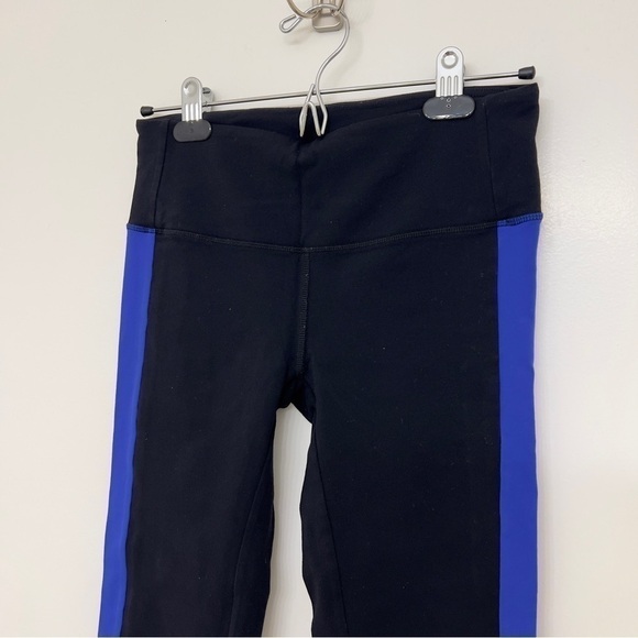 ALO Yoga leggings blue and black 7/8 ankle length Size M​​​​​​​​​​​​​​​​​​​ - Picture 2 of 14